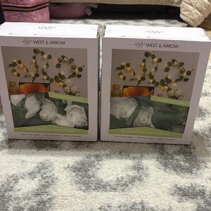 brand new rose string lights